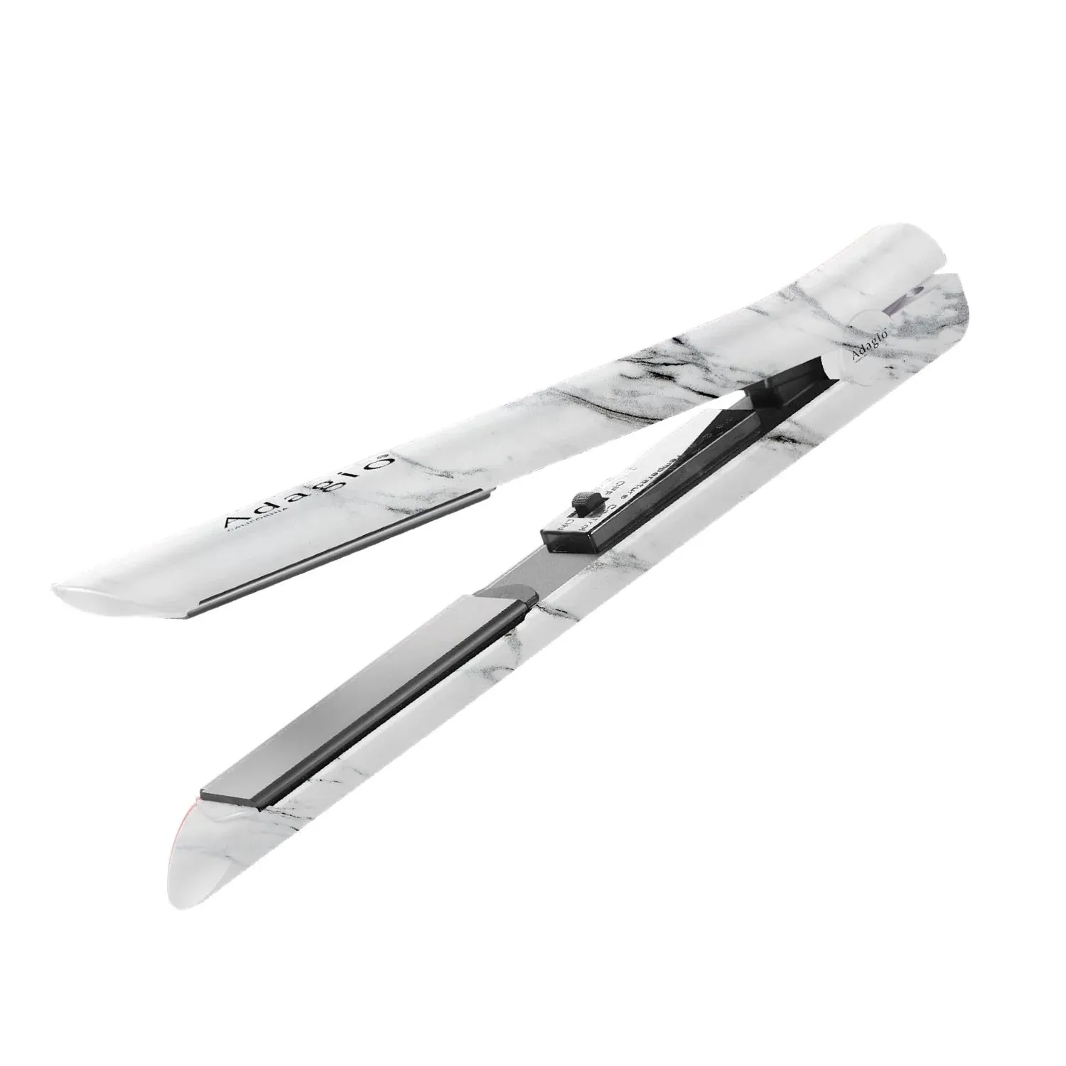 100% Ceramic Ionic Flat Iron White Marble