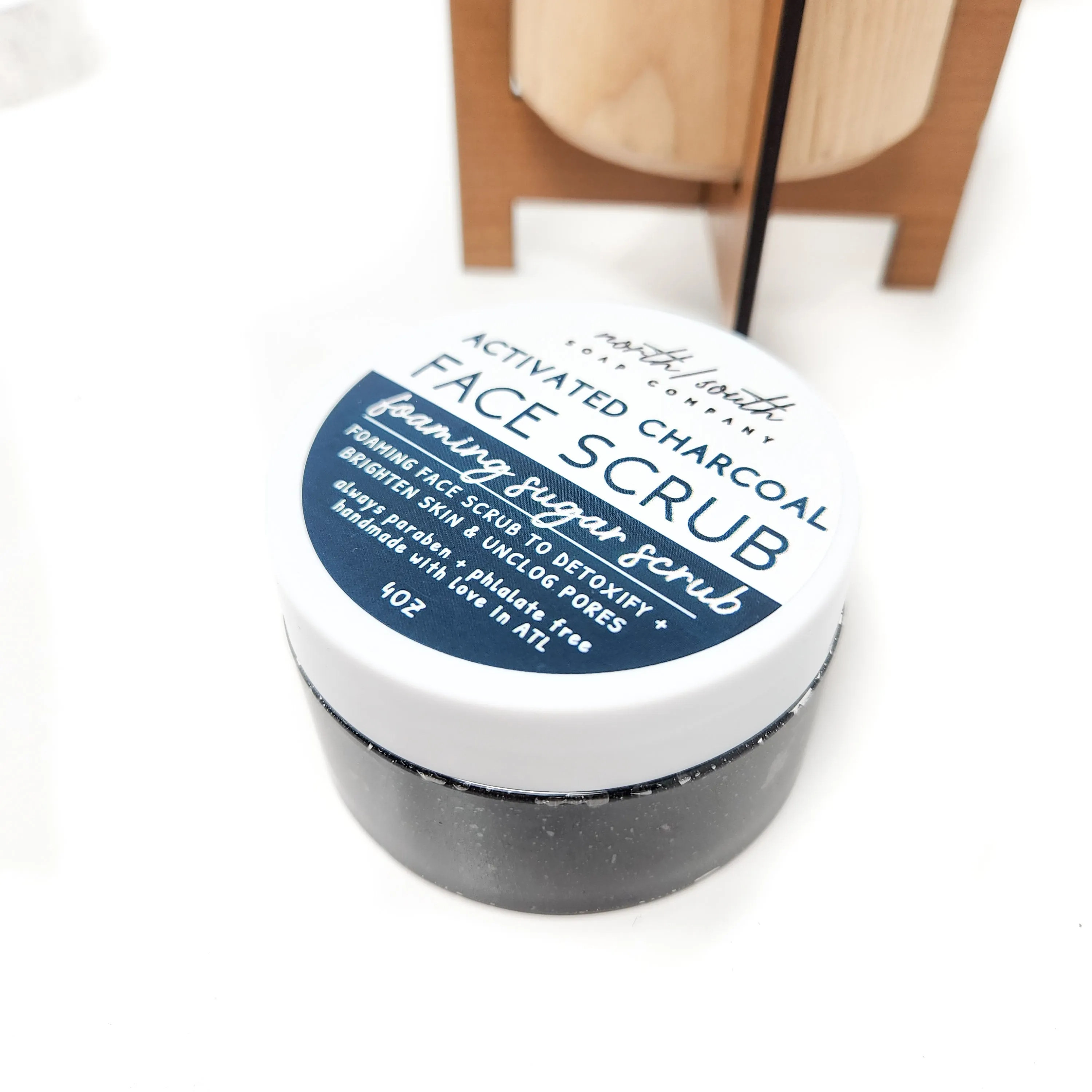 Activated Charcoal Face Sugar Scrub