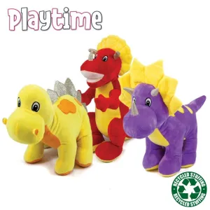 Ancol 34cm Eco-Friendly Dinosaur Charatcer Toys (Choice of 3)