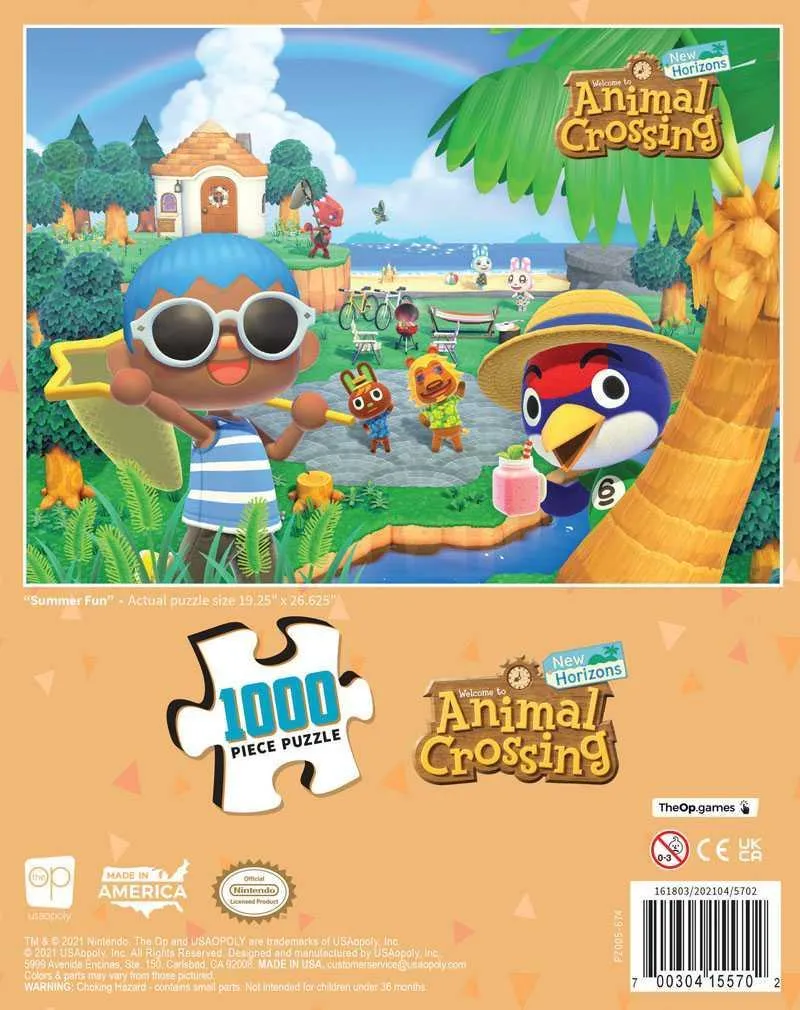 Animal Crossing: Summer Fun - 1000 Piece Puzzle