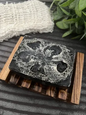Anti Inflammatory Hemp soap infused with Detoxifying Activated Charcoal