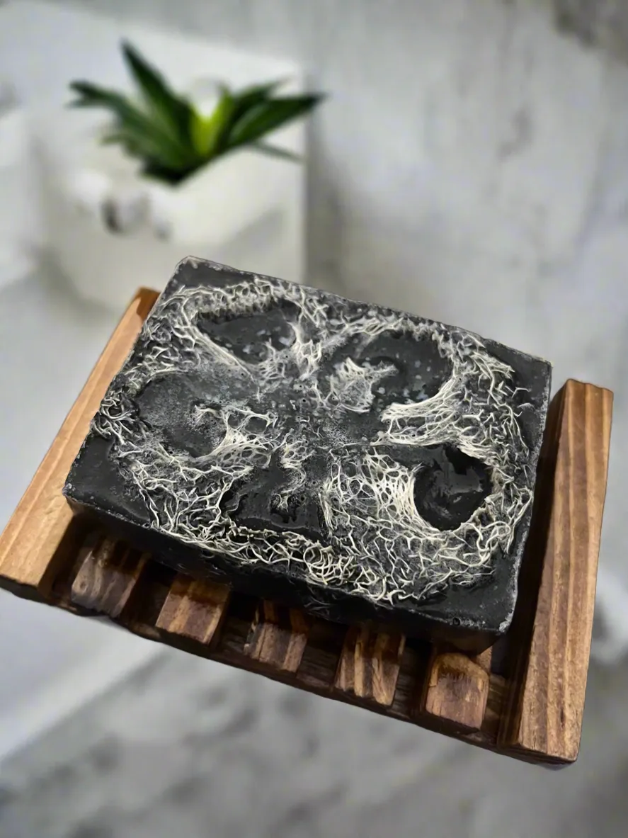 Anti Inflammatory Hemp soap infused with Detoxifying Activated Charcoal