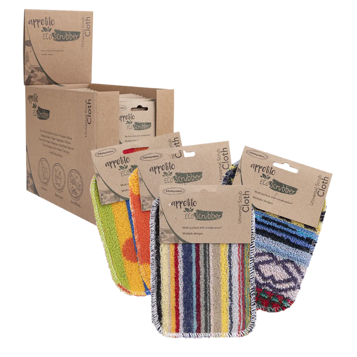 Appetito Eco Scrubber - Universal Scrub Cloth 12x16.5cm