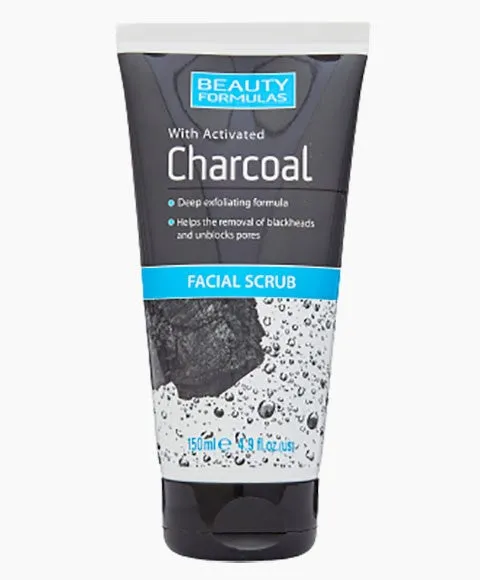 Beauty Formulas Charcoal Activated Facial Scrub 150ml