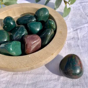 Bloodstone Healing Crystal Pebble