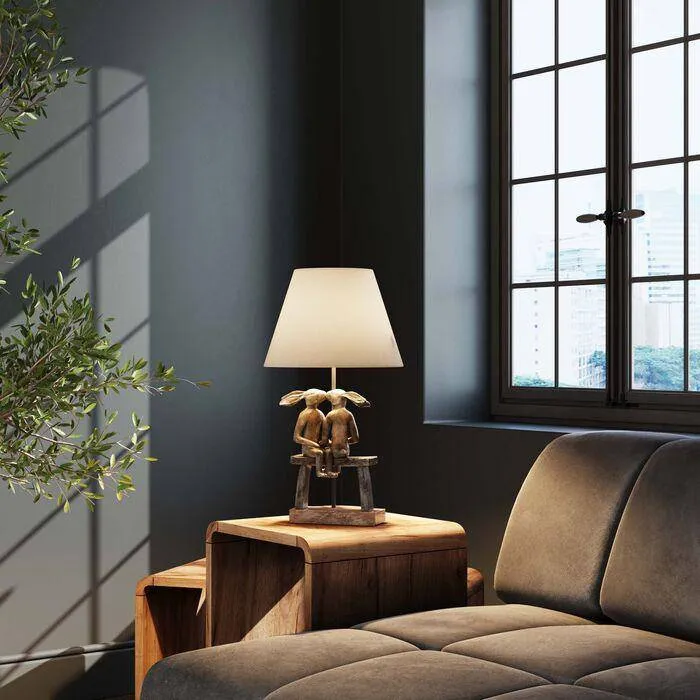Bunny Love Animal Table Lamp