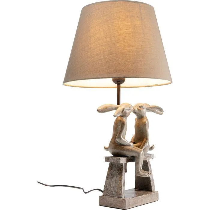 Bunny Love Animal Table Lamp