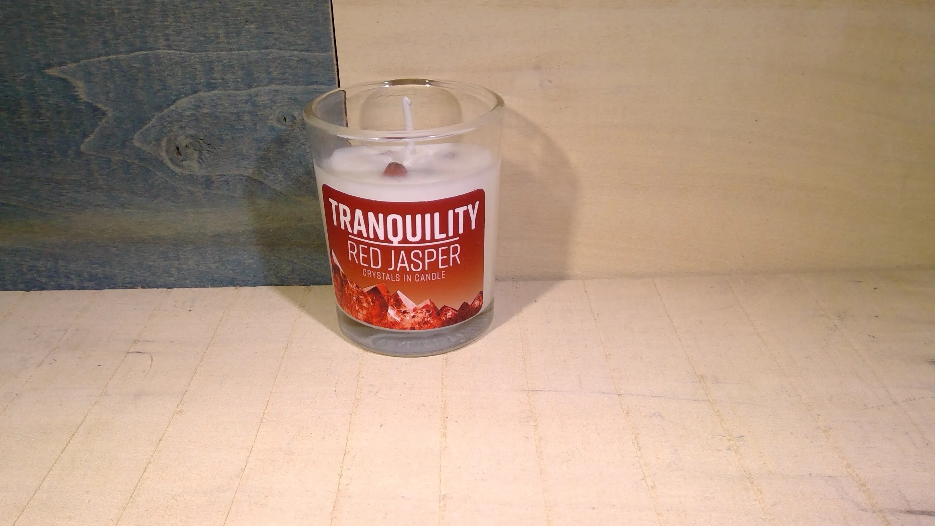 Candle - Tranquility Energy Stone - Red Jasper