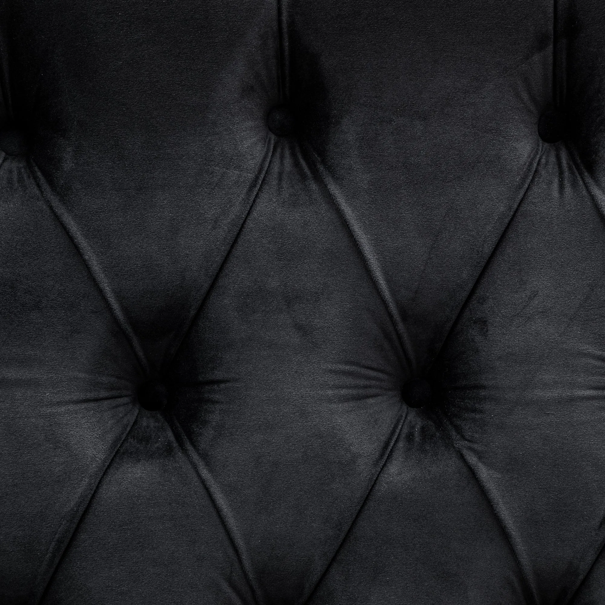 Carolina Queen Bed Frame - Black Velvet