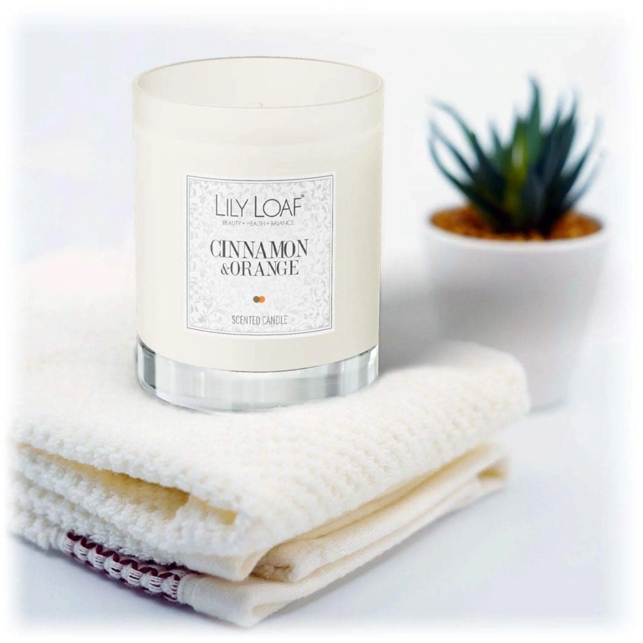 Cinnamon and Orange Soy Wax Candle