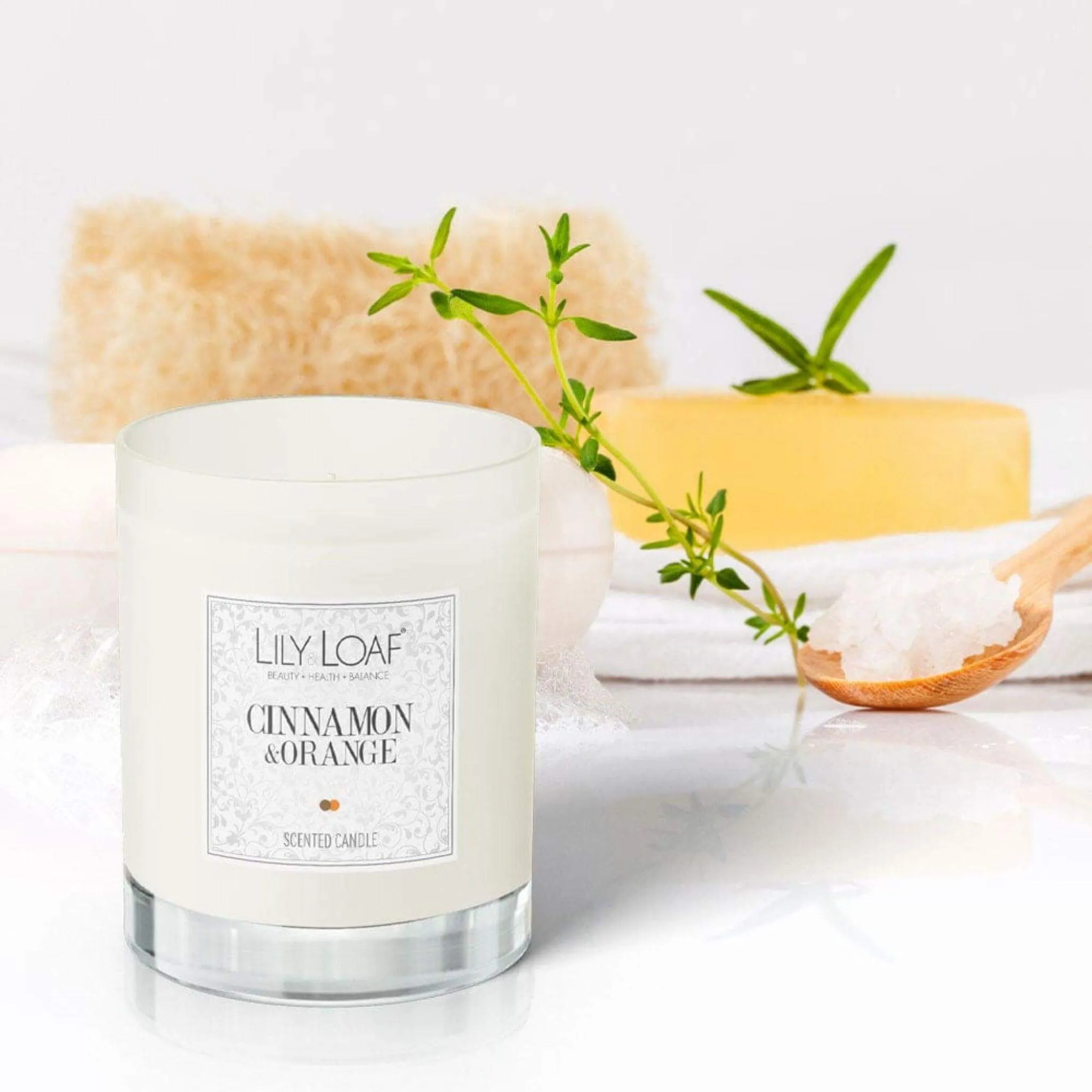 Cinnamon and Orange Soy Wax Candle