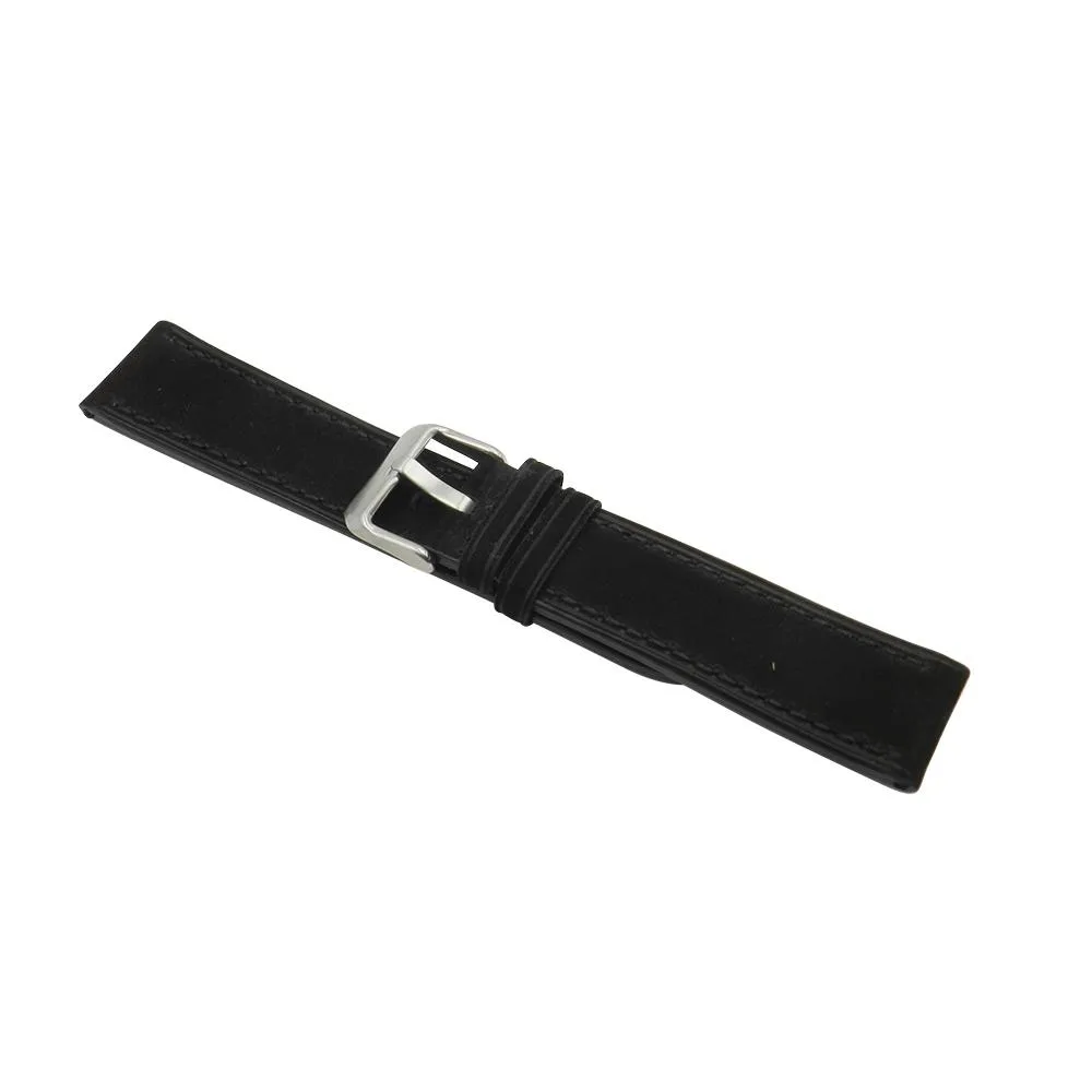 Dakota Black Soft Leather Strap