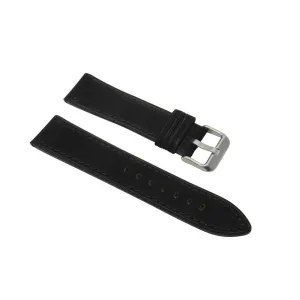 Dakota Black Soft Leather Strap