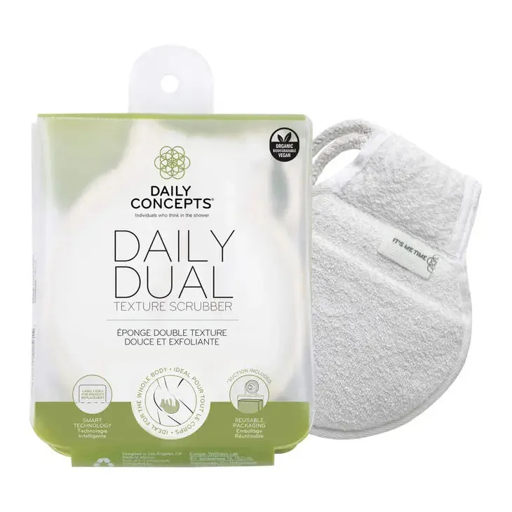 DUAL TEXTURE SCRUBBER
