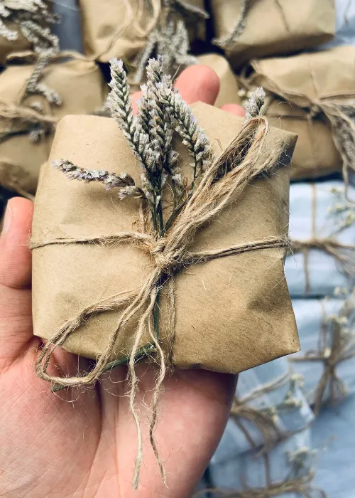 Ekatra Sustainable Wellness Hamper -  Indigo Stripes
