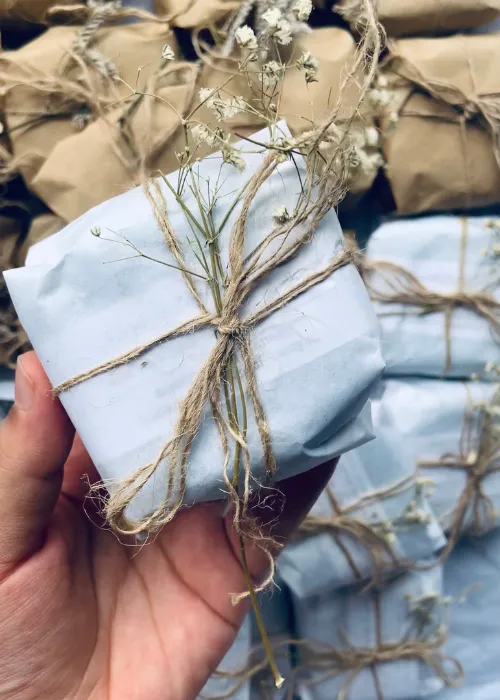 Ekatra Sustainable Wellness Hamper -  Indigo Stripes