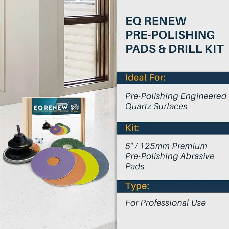 EQ Renew Pre-Polishing Pads And Drill Kit