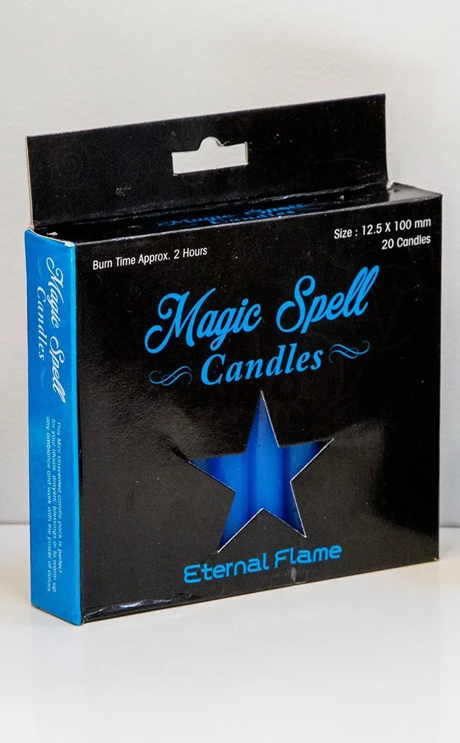 Eternal Flame Chime Spell Candles | Light Blue