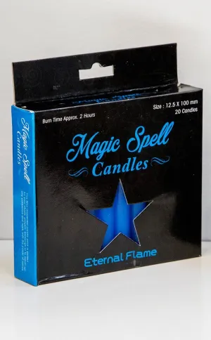 Eternal Flame Chime Spell Candles | Light Blue