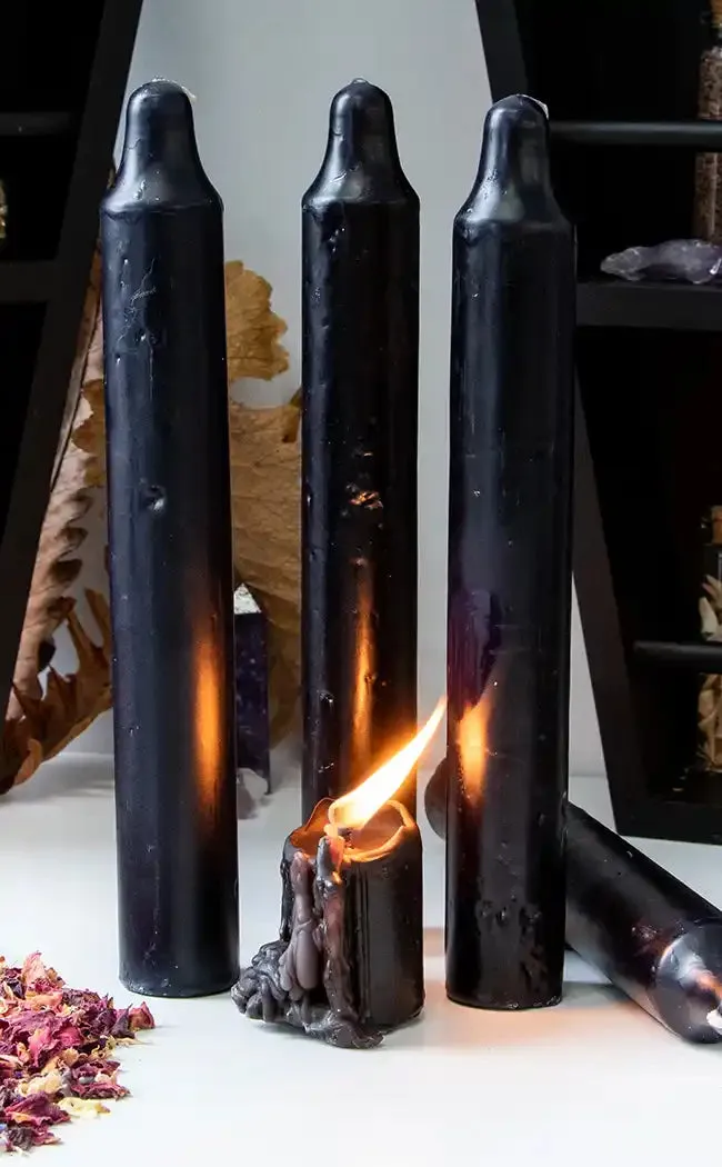 Extra Large Black Ritual Candles
