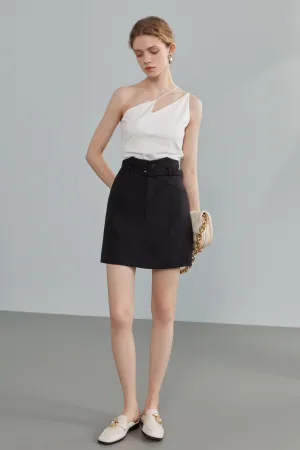 Fansilanen | Soleil White Asymmetric Camisole Top