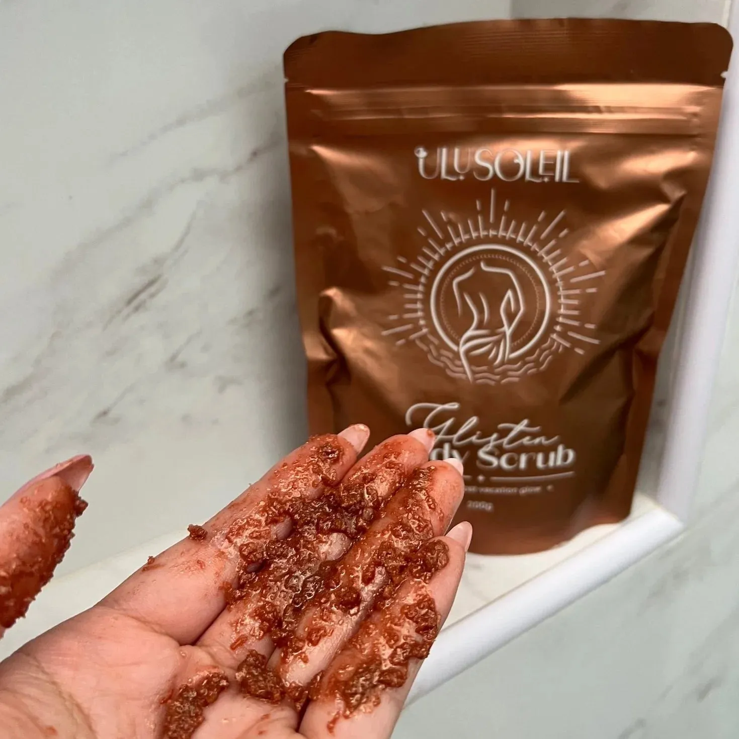 Glisten Shimmer Body Scrub