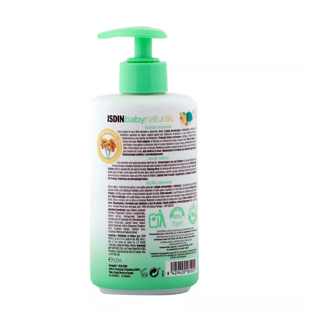 Isdin Baby Naturals Body Lotion 400 mL
