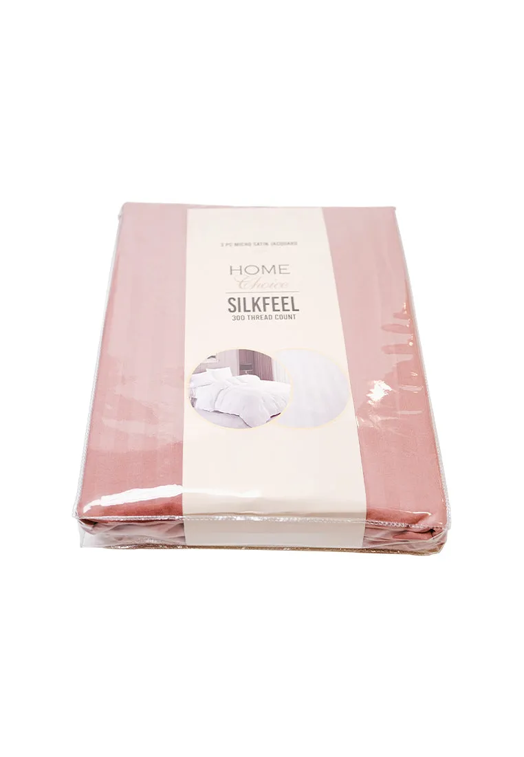 Jacquard Stripes Bedsheet Fitted Sheet - Queen with 1pc Flat Sheet and 2pc Pillow Case