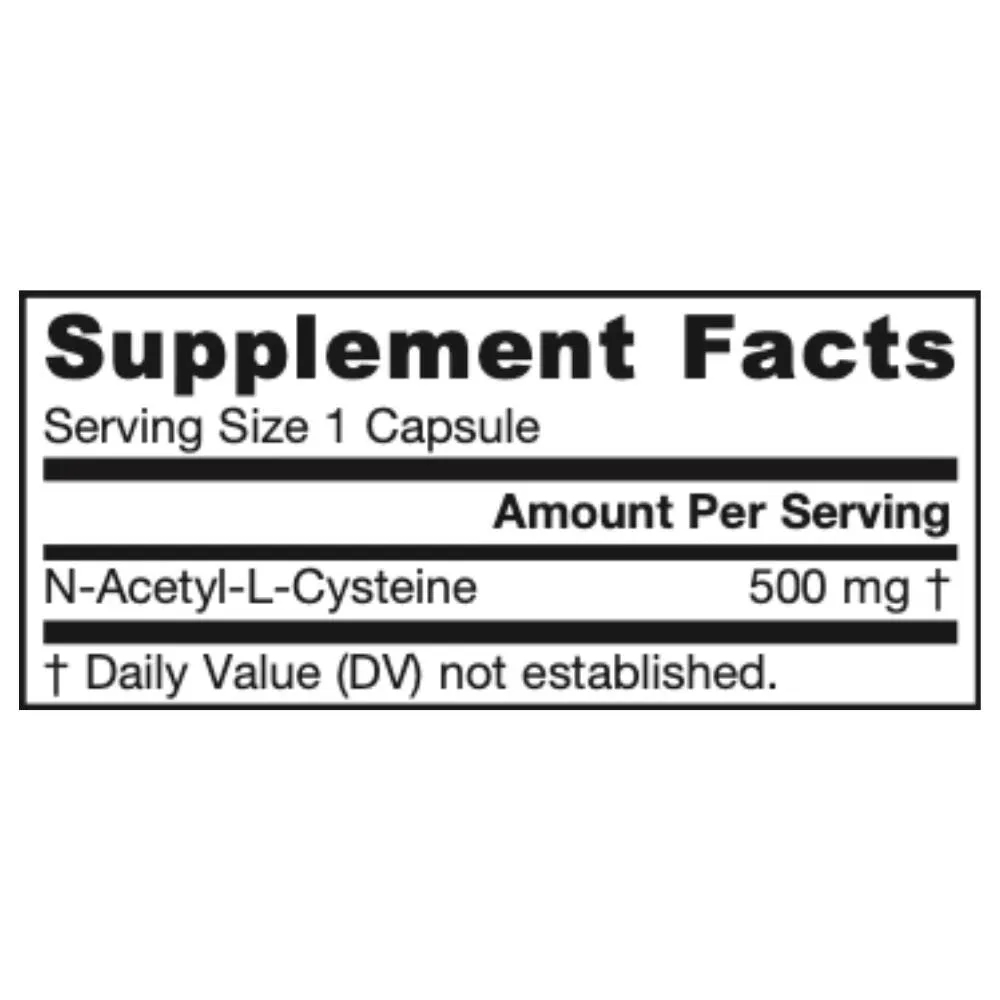 Jarrow NAC 500mg 60 Capsules