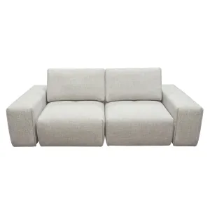 Jazz Modular 2-Seater with Adjustable Backrests in Light Brown Fabric by Diamond Sofa