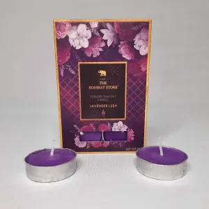 Lavender Scented Tealight Candles (Pack of 6)
