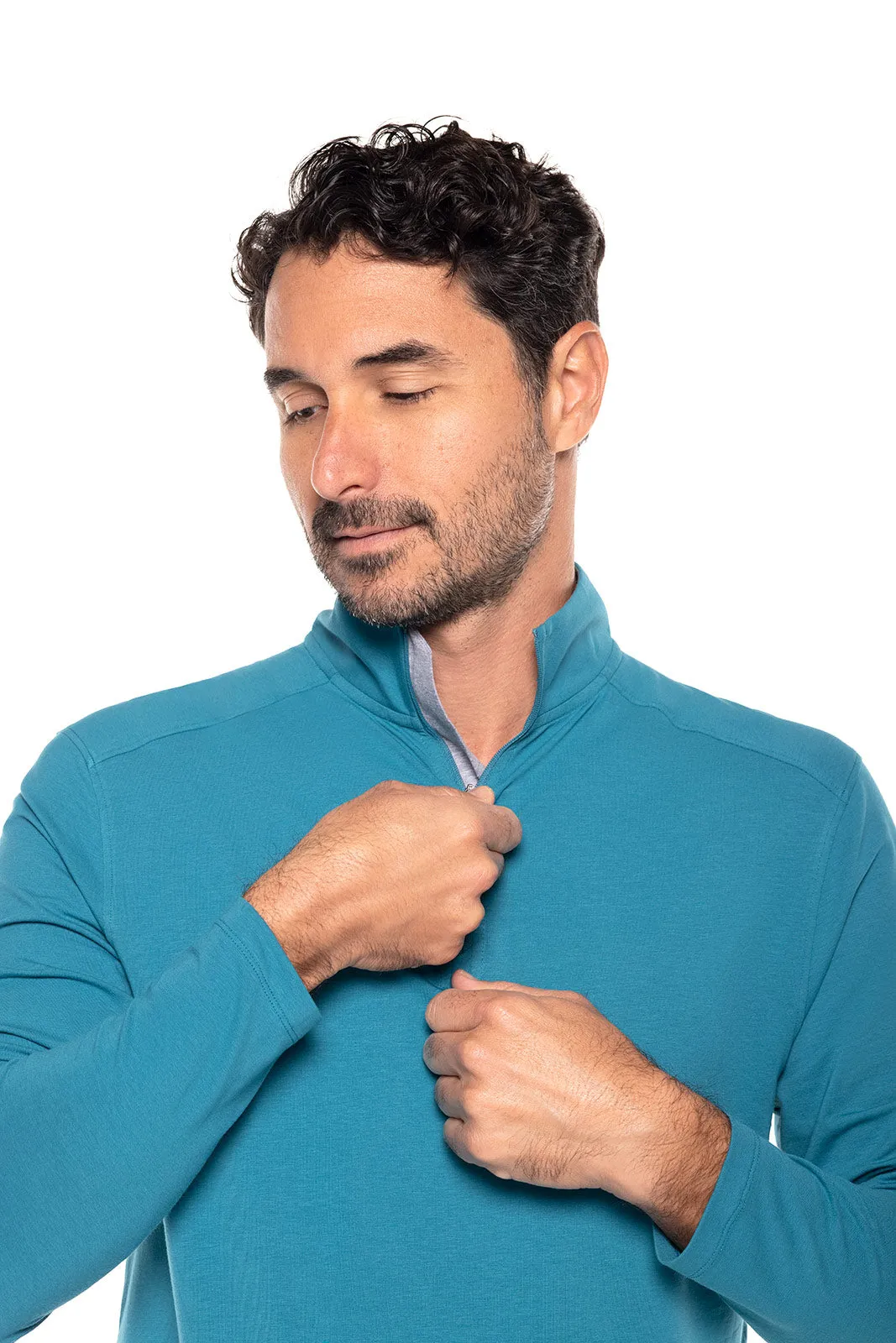 Men's Sonora Quarter-Zip  |  Tahitian Teal