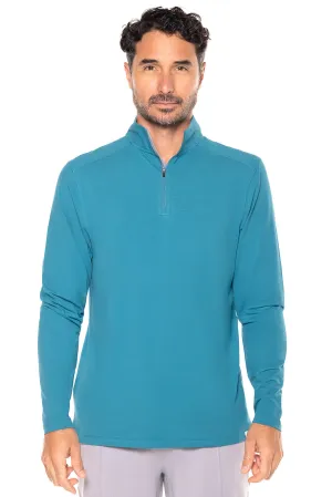 Men's Sonora Quarter-Zip  |  Tahitian Teal