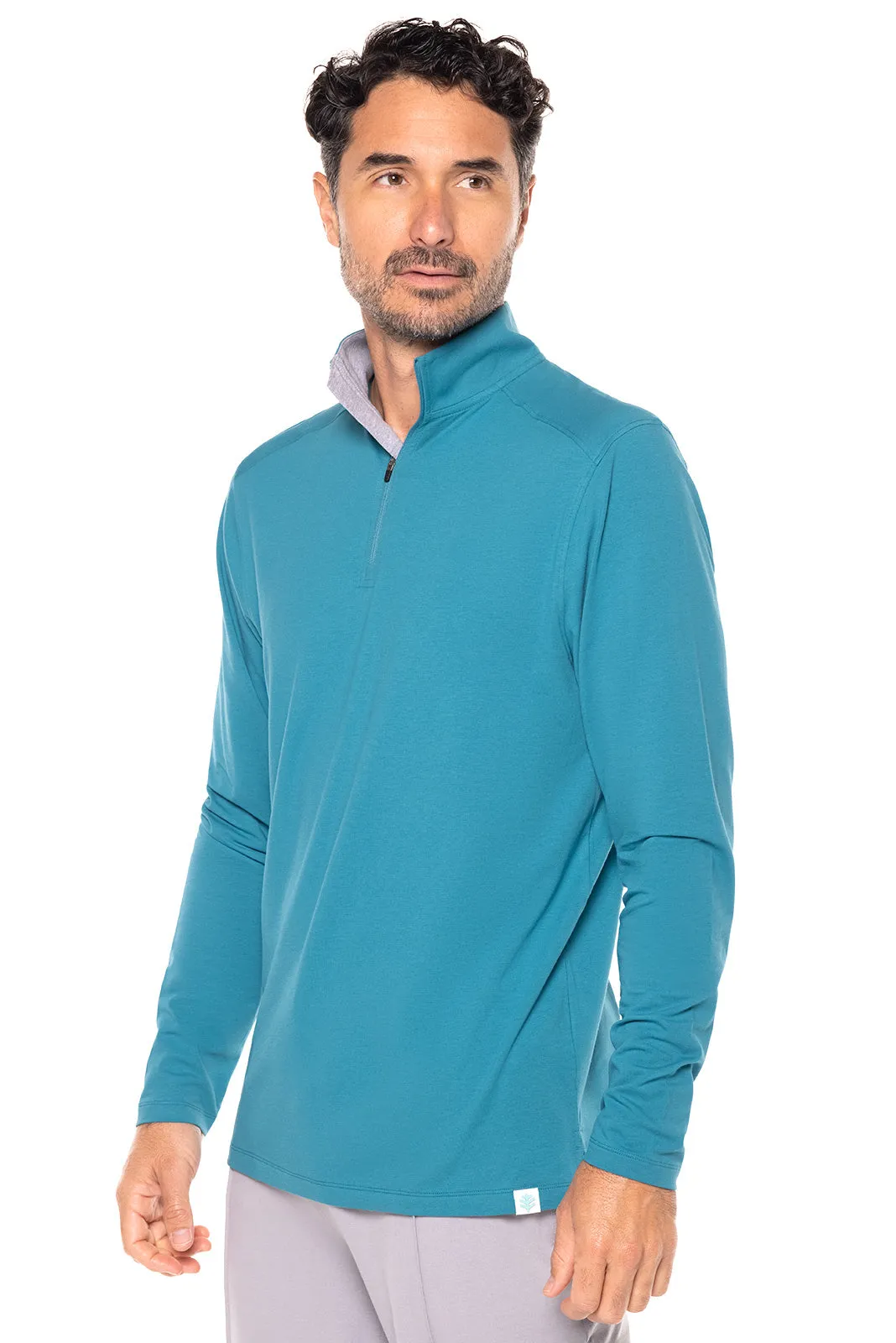 Men's Sonora Quarter-Zip  |  Tahitian Teal