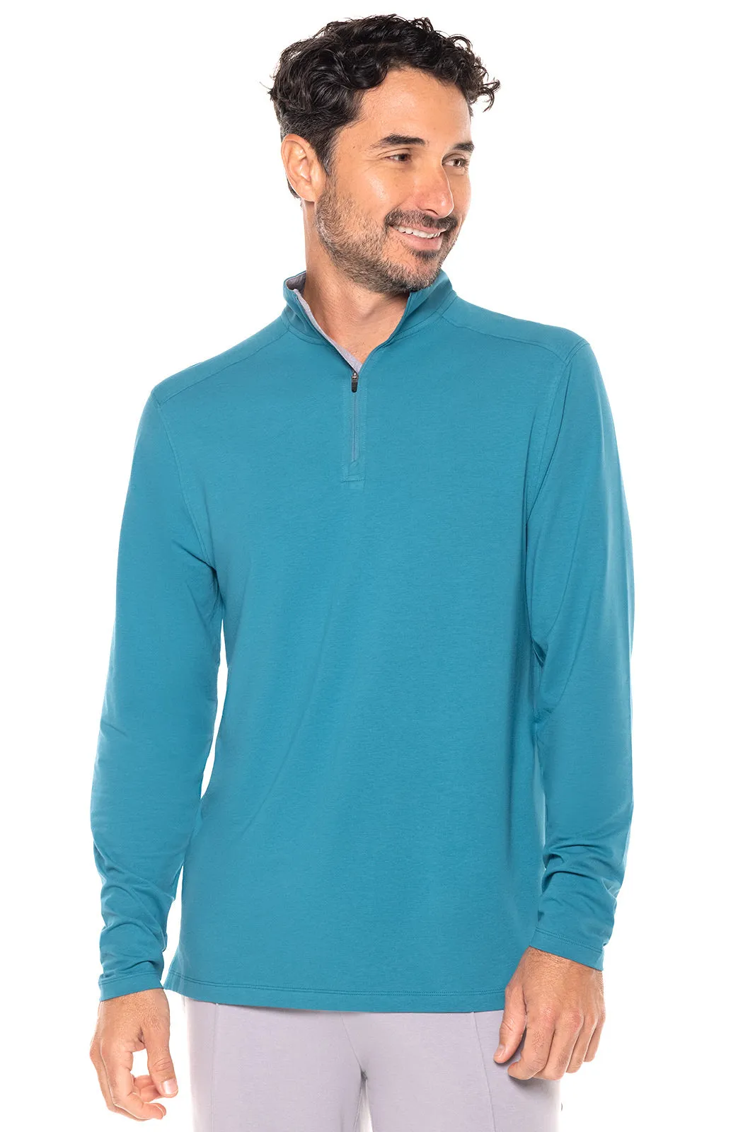 Men's Sonora Quarter-Zip  |  Tahitian Teal