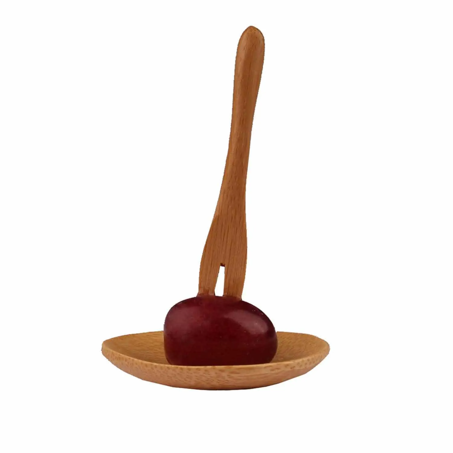 Mini Bamboo Forks - Carbonized Brown - 3.7"