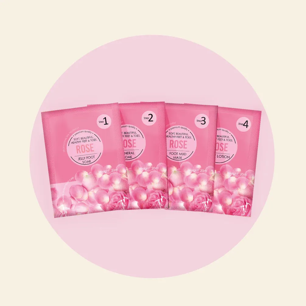 Mitty 4 Step Pedi Kit - Rose