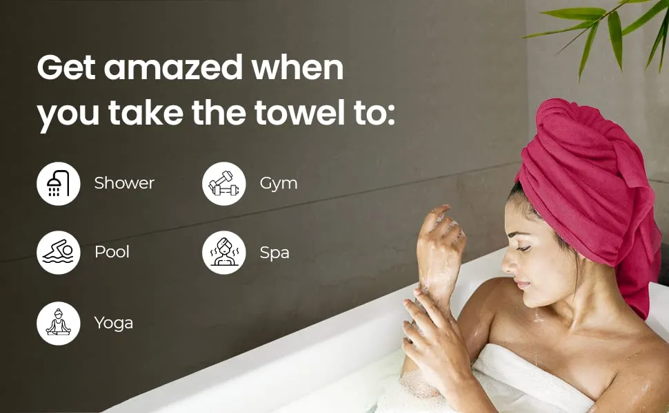 Mush Duo - One Side Soft Bamboo Other Side Rough Cotton - Special Dual Textured Towel for Gentle Cleanse & Exfoliation (2, Coral Orange & Grey Opel)