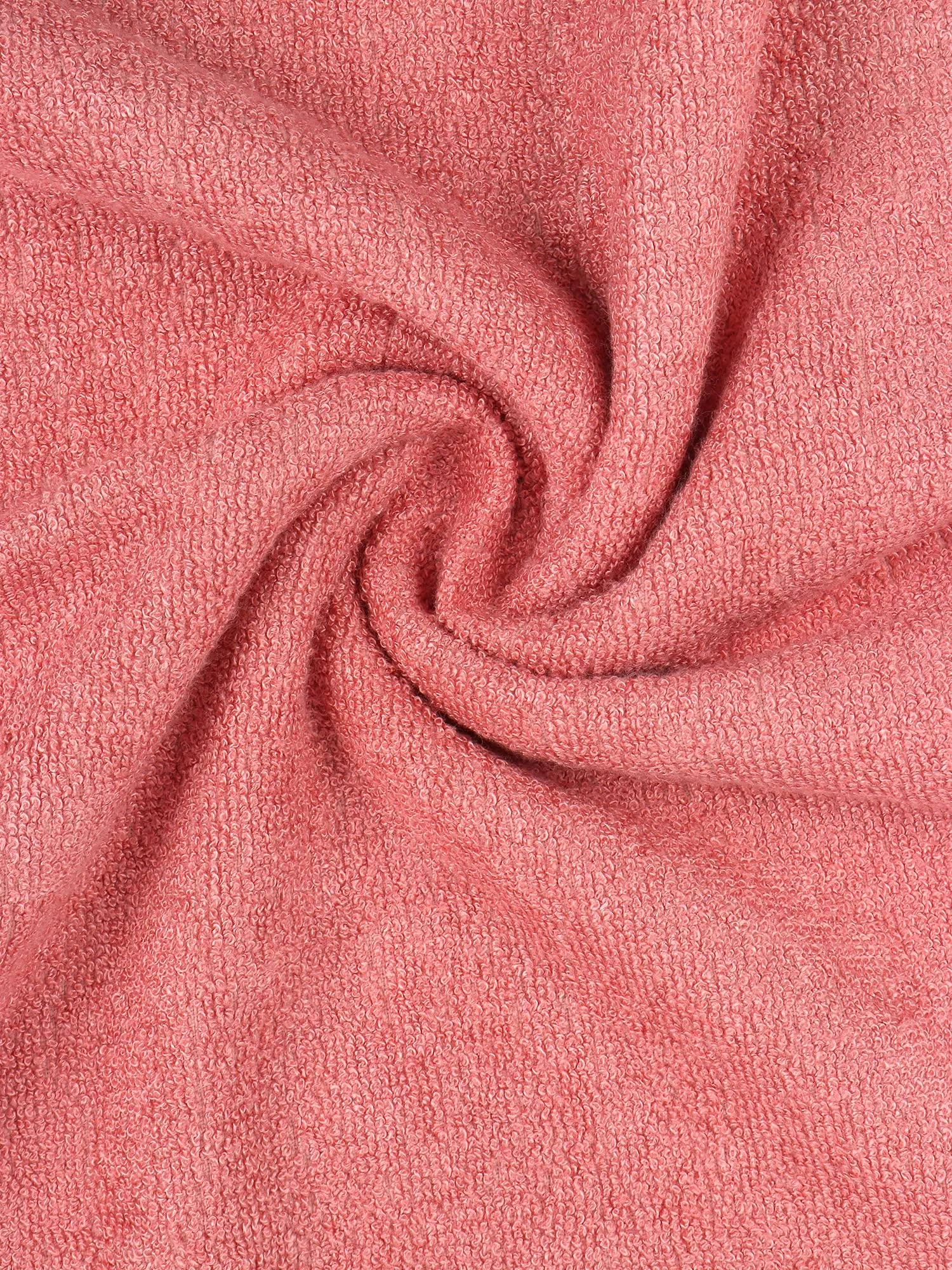 Mush Duo - One Side Soft Bamboo Other Side Rough Cotton - Special Dual Textured Towel for Gentle Cleanse & Exfoliation (2, Coral Orange & Ruby red)