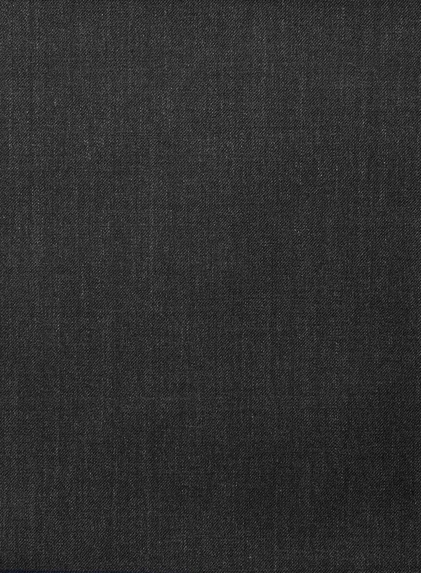 Napolean Stretch Charcoal Wool Tuxedo Jacket