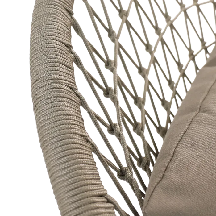 Natalie Rope Relaxing Chair (Taupe)