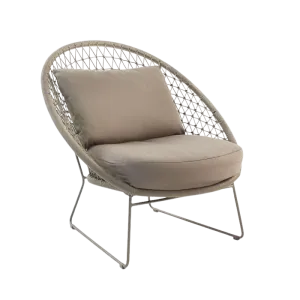 Natalie Rope Relaxing Chair (Taupe)
