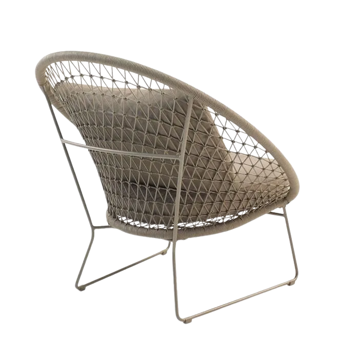 Natalie Rope Relaxing Chair (Taupe)
