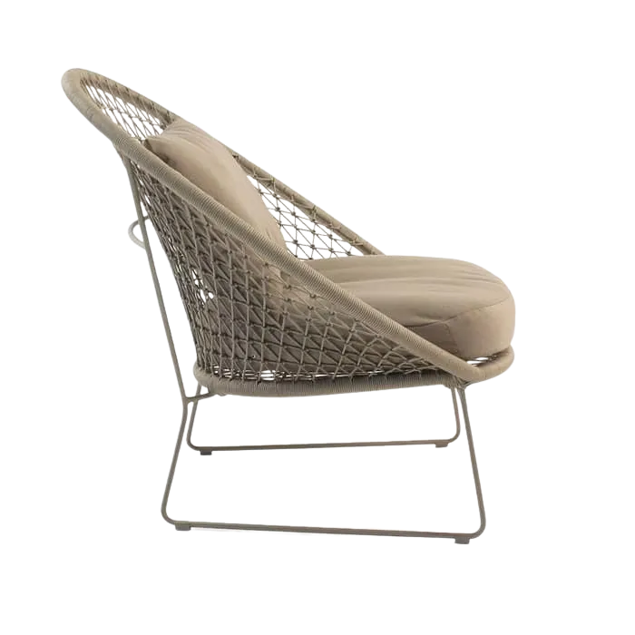 Natalie Rope Relaxing Chair (Taupe)