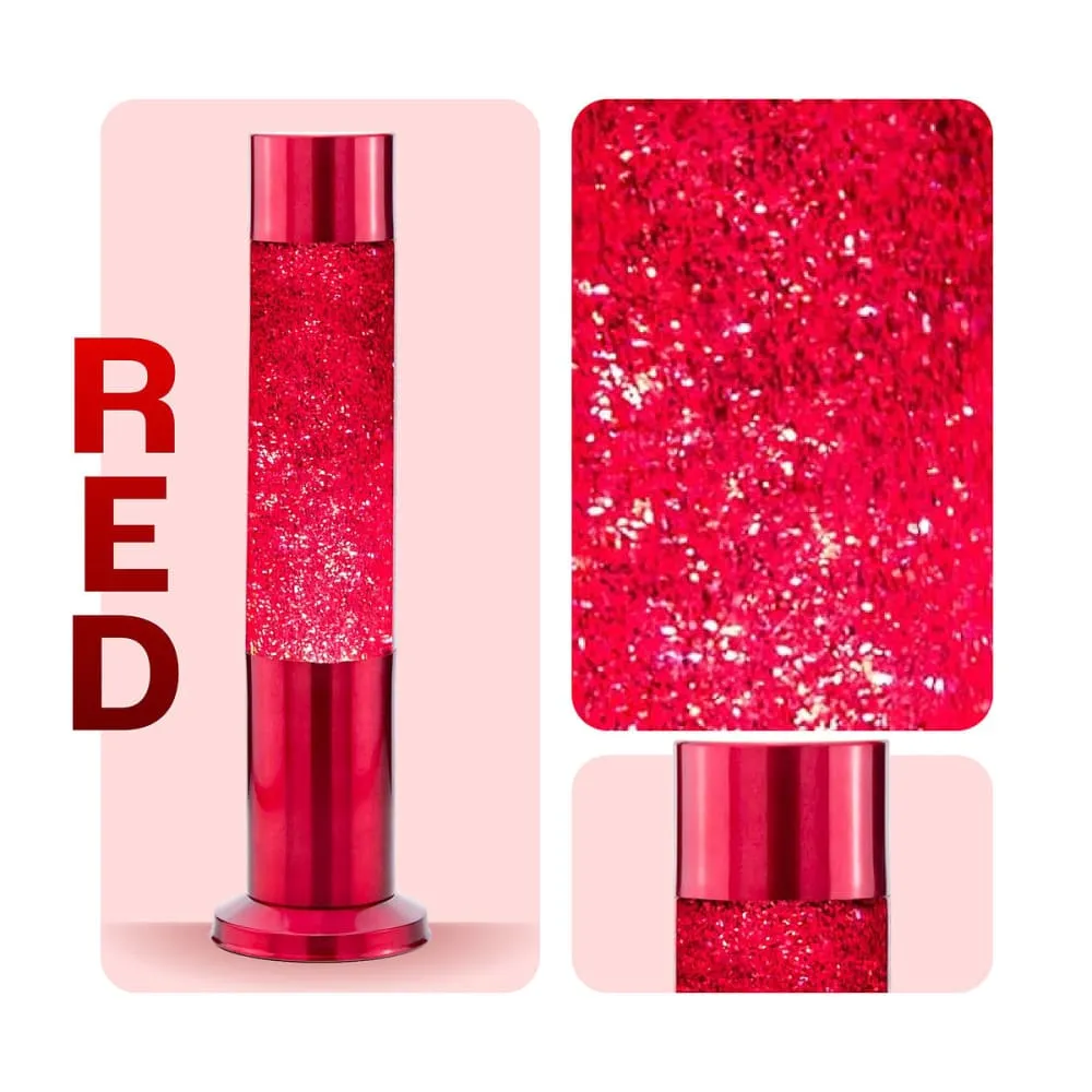 Nova Baby Glitter Lamp Red