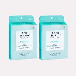 Pedi in a Box O2 Fizz 5 Step Mint Mimosa Duo
