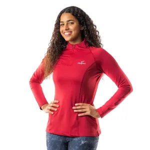 Quick Dry Quarter Zipper Long Sleeve T-Shirt