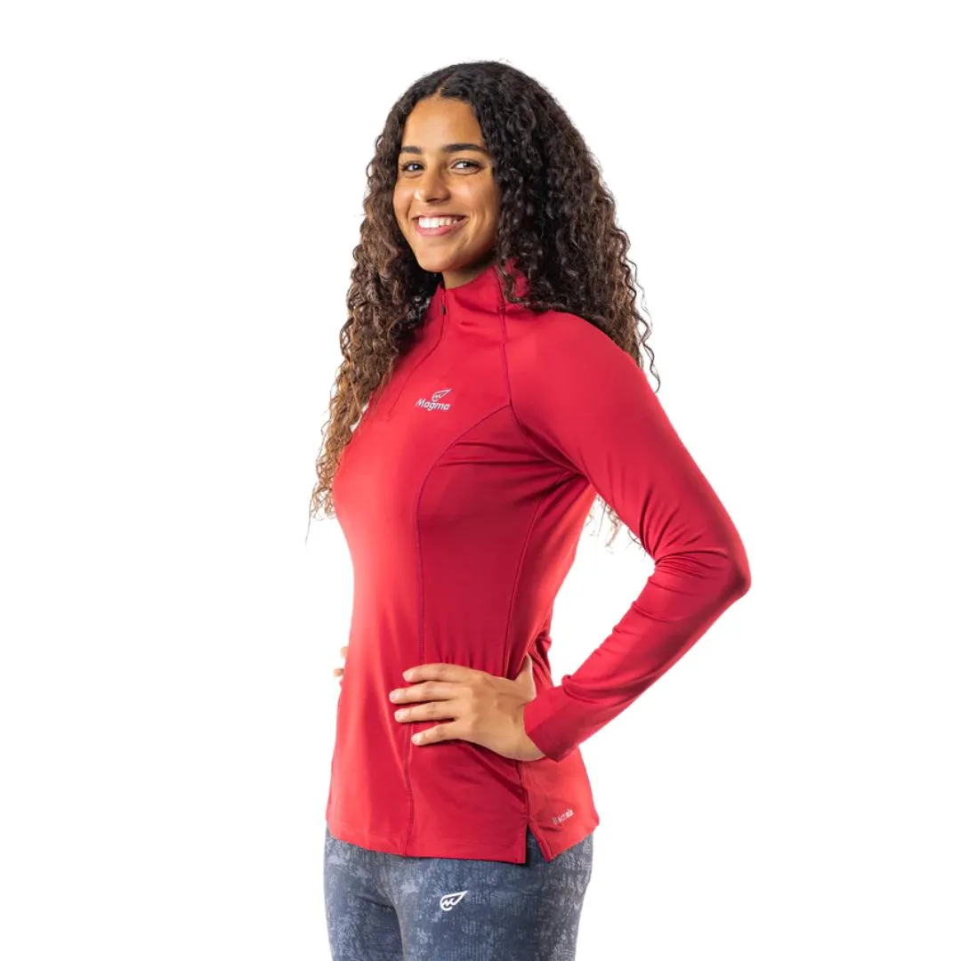 Quick Dry Quarter Zipper Long Sleeve T-Shirt