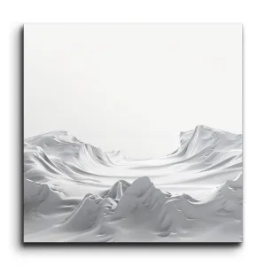 Serene Mountainous Landscape Abstract Art