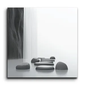 Serene Stone Curve Over Reflective Waterscape